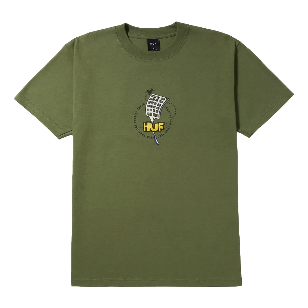 HUF SWAT TEAM S/S TEE-OLIVE