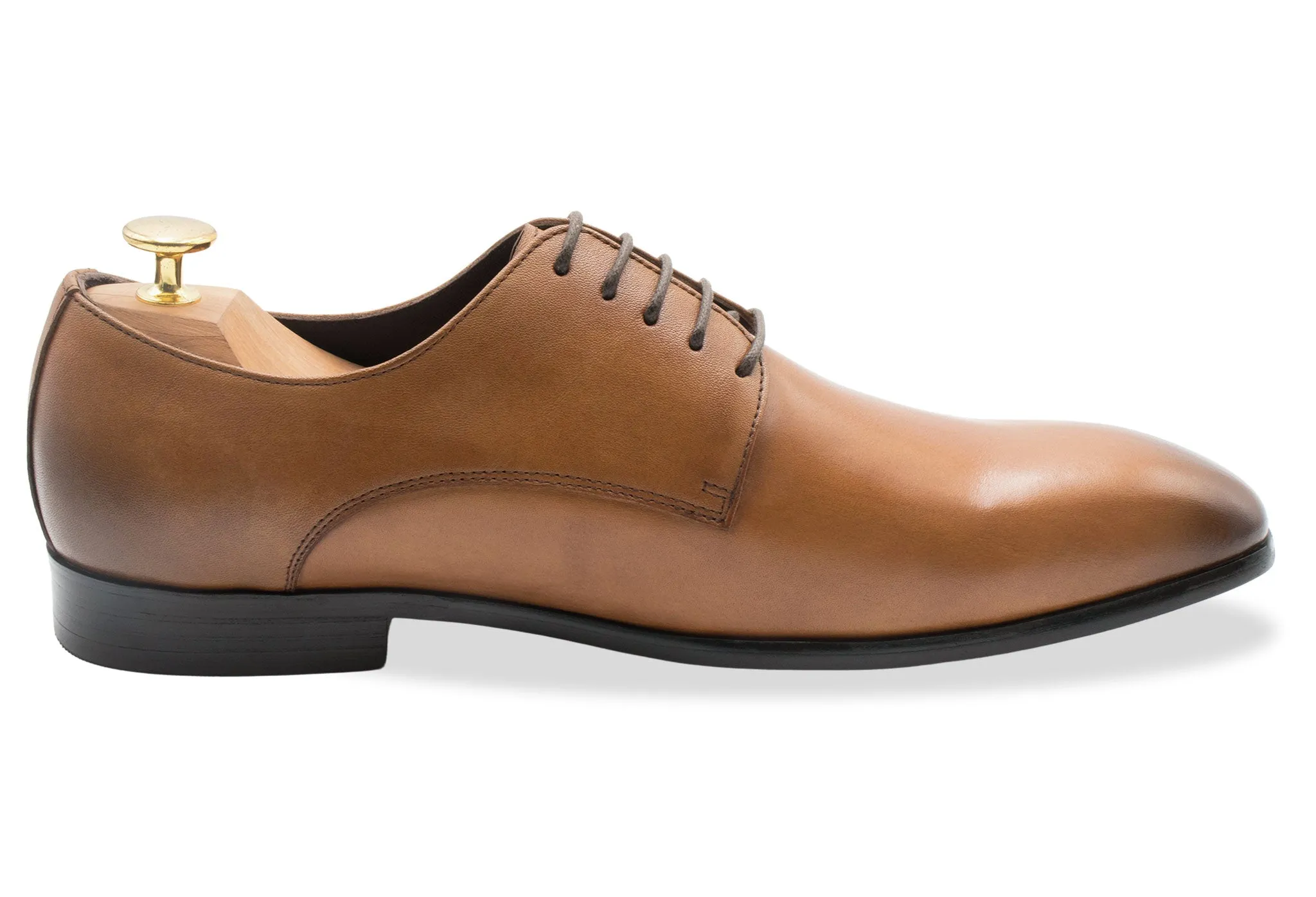 Ibarreta Blake Stitch Chestnut Derby