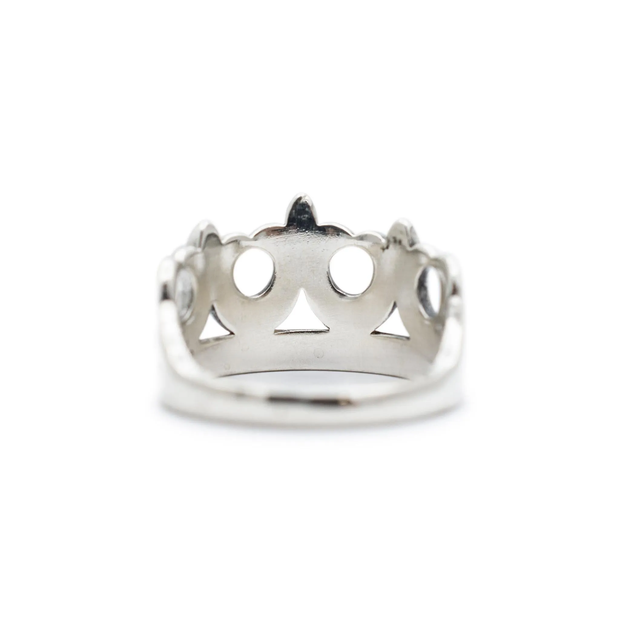 James Avery 925 Sterling Silver Crown Cocktail Ring