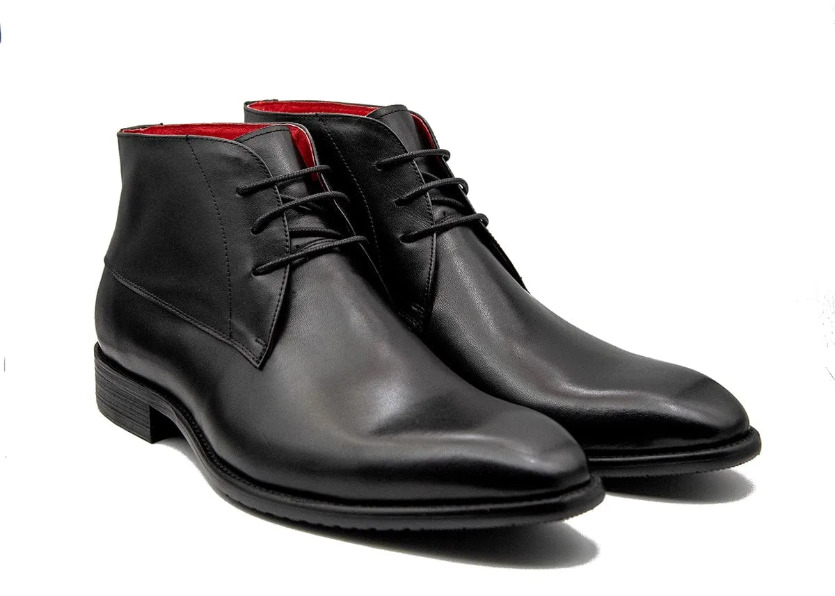 JAMES HILL | Black Chukka Boot