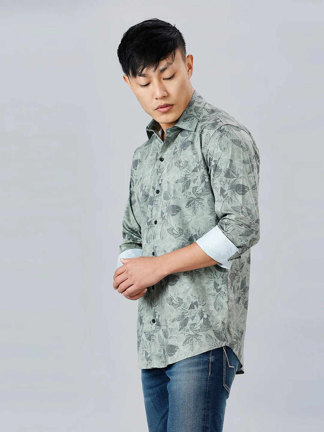 Kekhire Floral Printed Men's Shirt