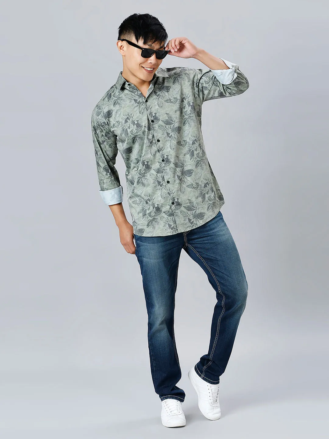 Kekhire Floral Printed Men's Shirt