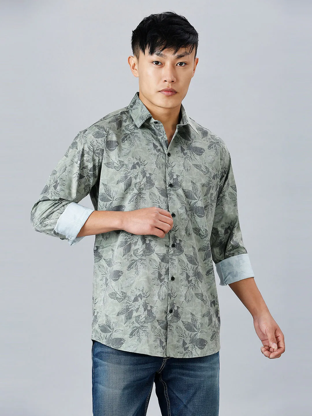 Kekhire Floral Printed Men's Shirt