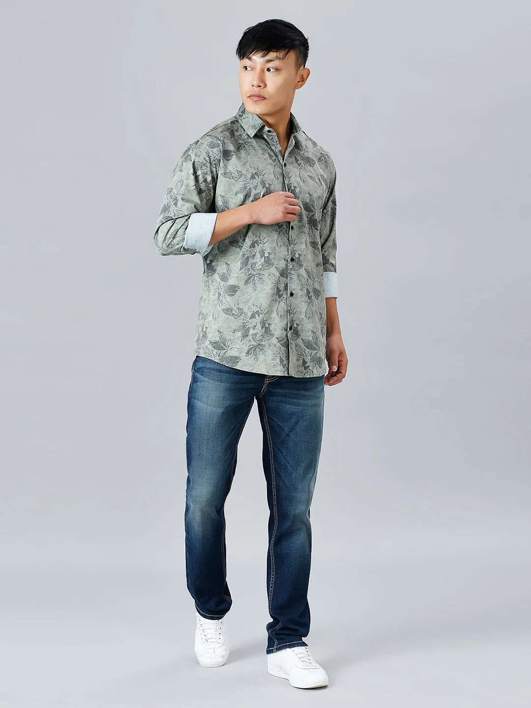 Kekhire Floral Printed Men's Shirt