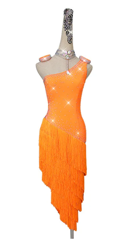 Latin Dance Dress | Custom - Made | QY50