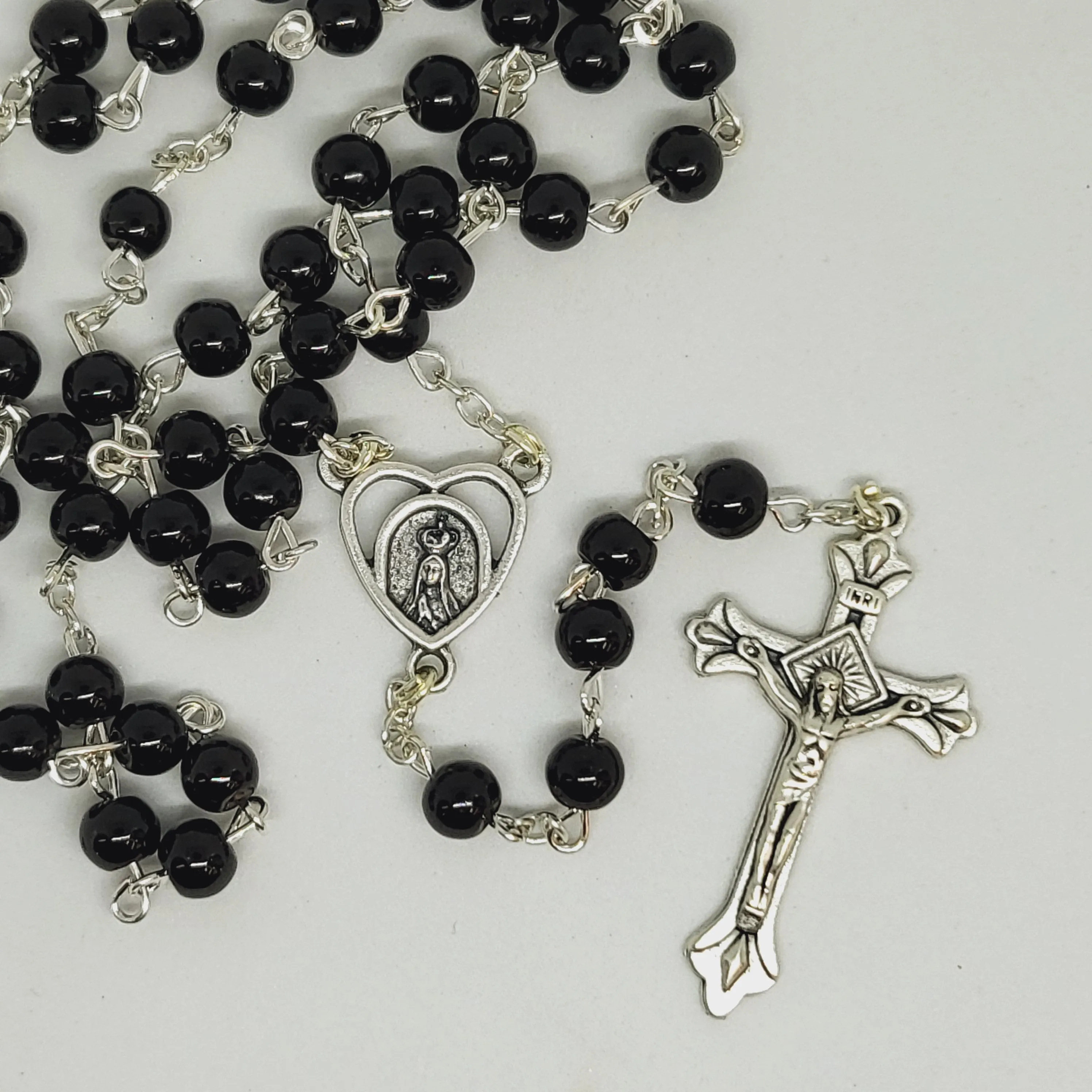 Light Glass Rosary [Multiple Colors]