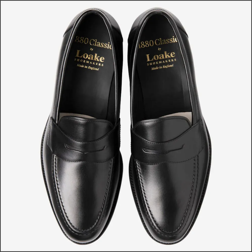 Loake Hornbeam Carbon Black Loafer*