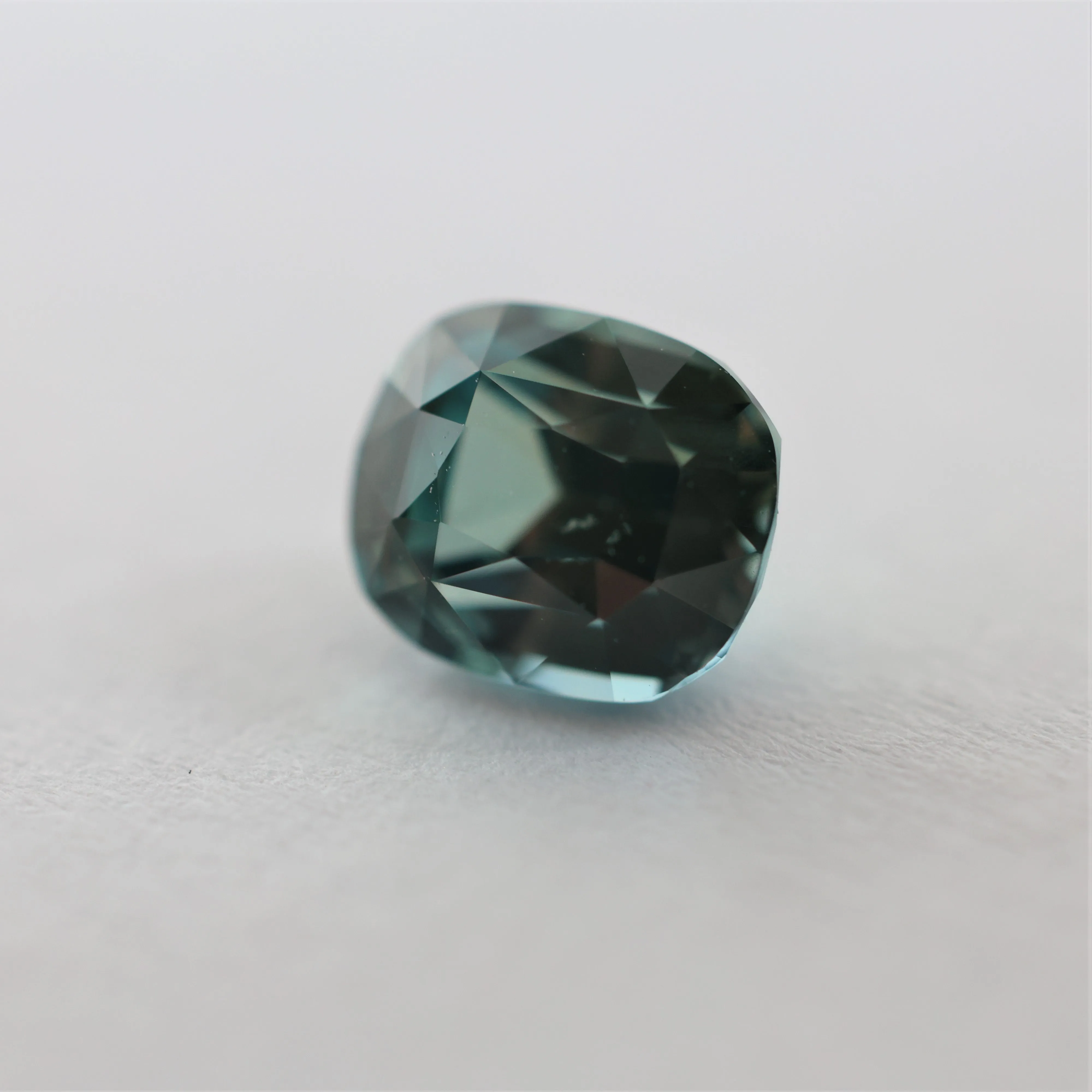 Loose 1.95 Ct Cushion Green Sapphire