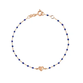 Lucky Heart Mini Gigi Lapis bracelet, Rose Gold, 6.7"