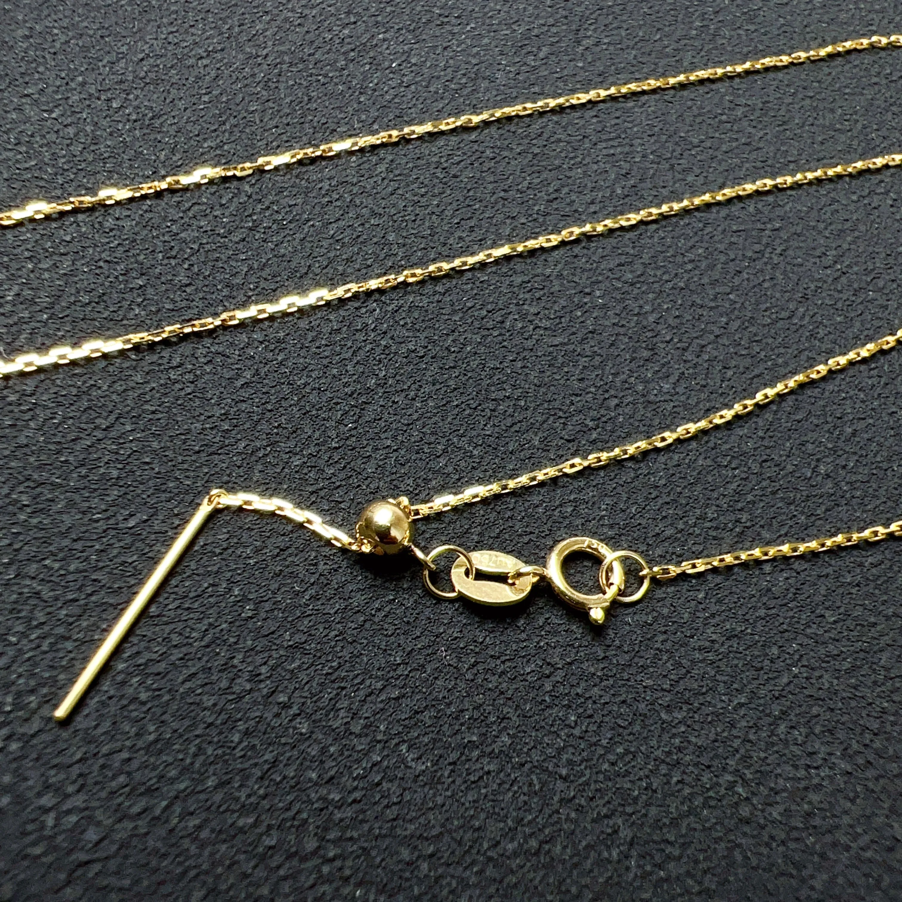 Make Your Own Creation - 18k Yellow Gold Necklace with Healing Stone Charms