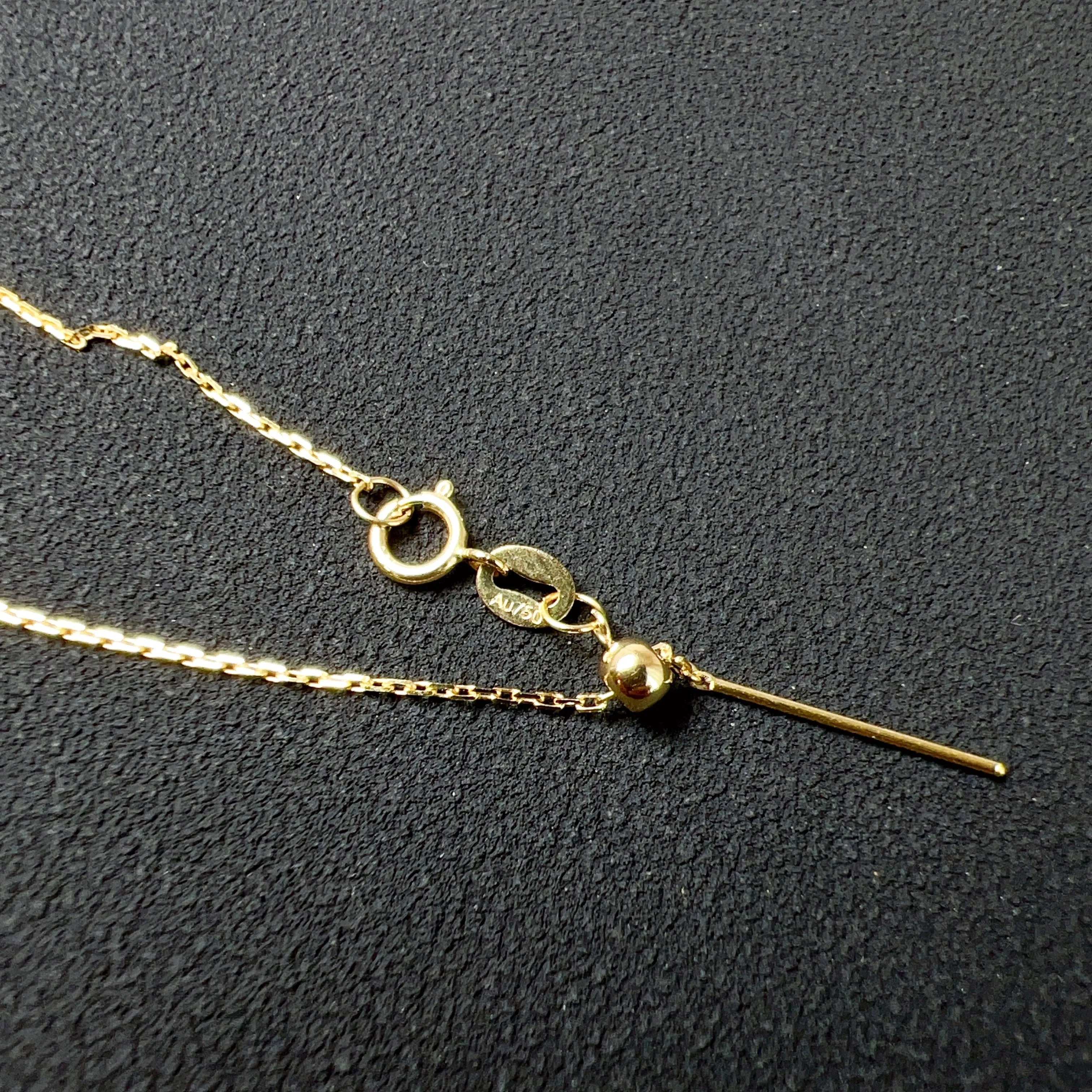 Make Your Own Creation - 18k Yellow Gold Necklace with Healing Stone Charms