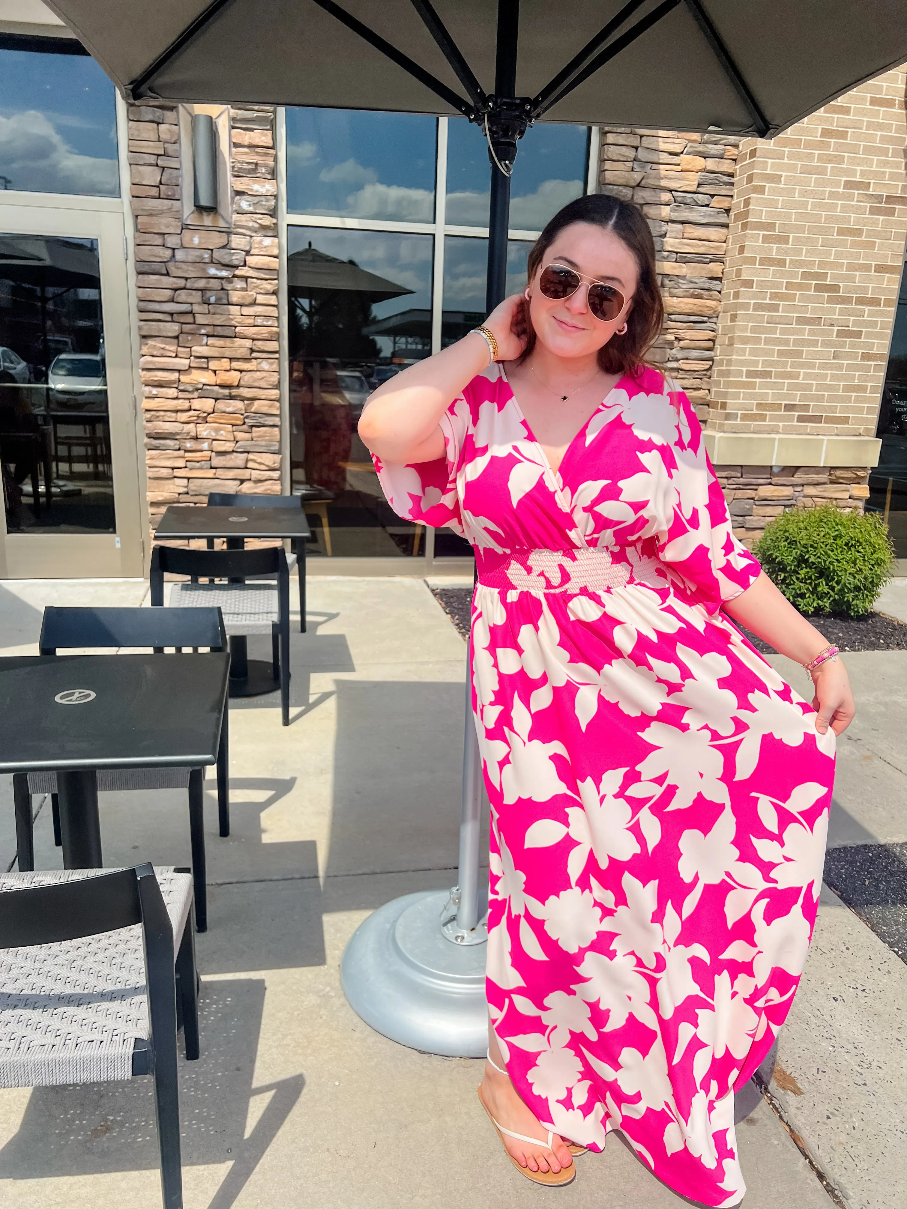 Maxi Meets Kimono- Floral Beauty