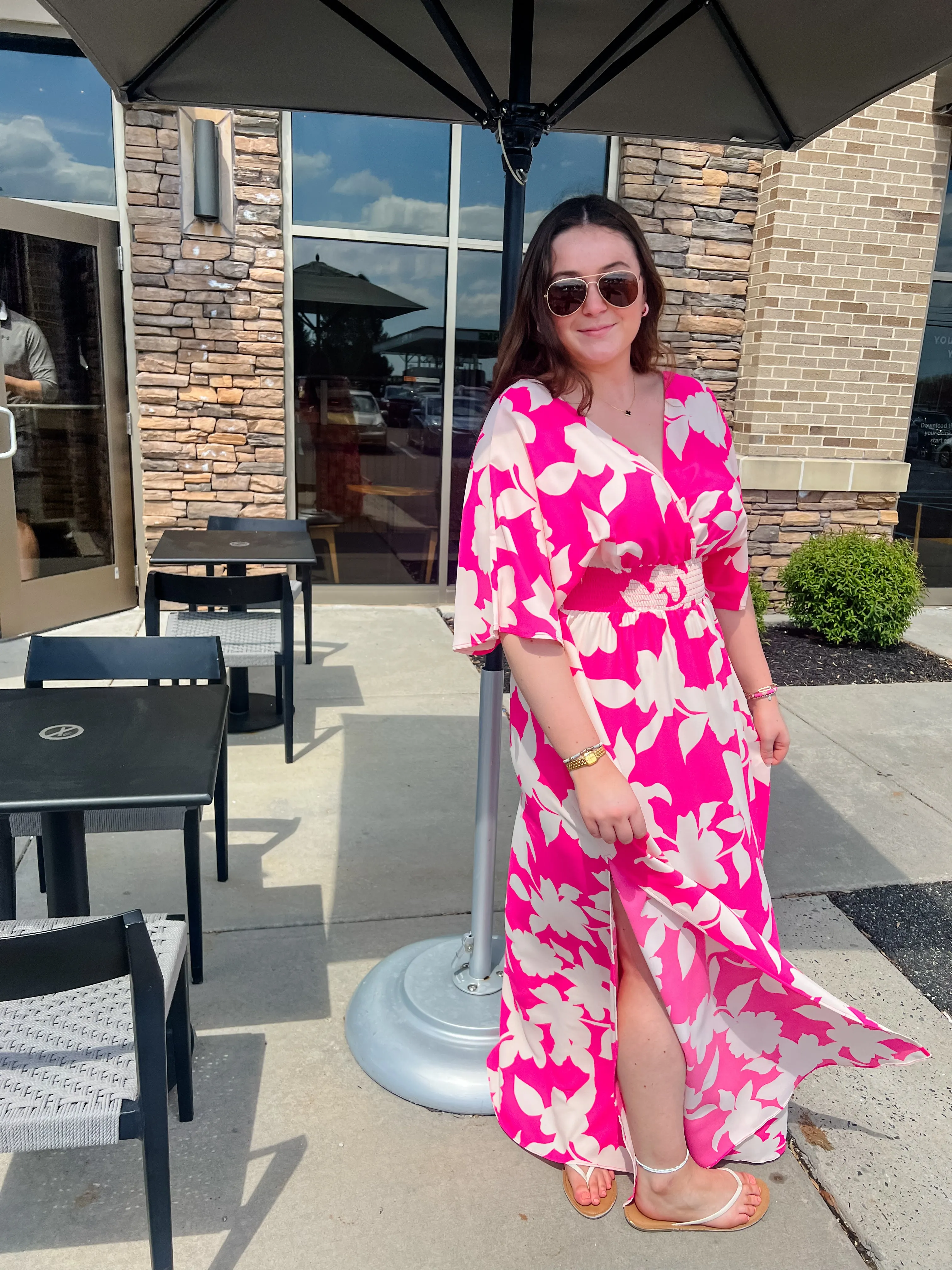 Maxi Meets Kimono- Floral Beauty