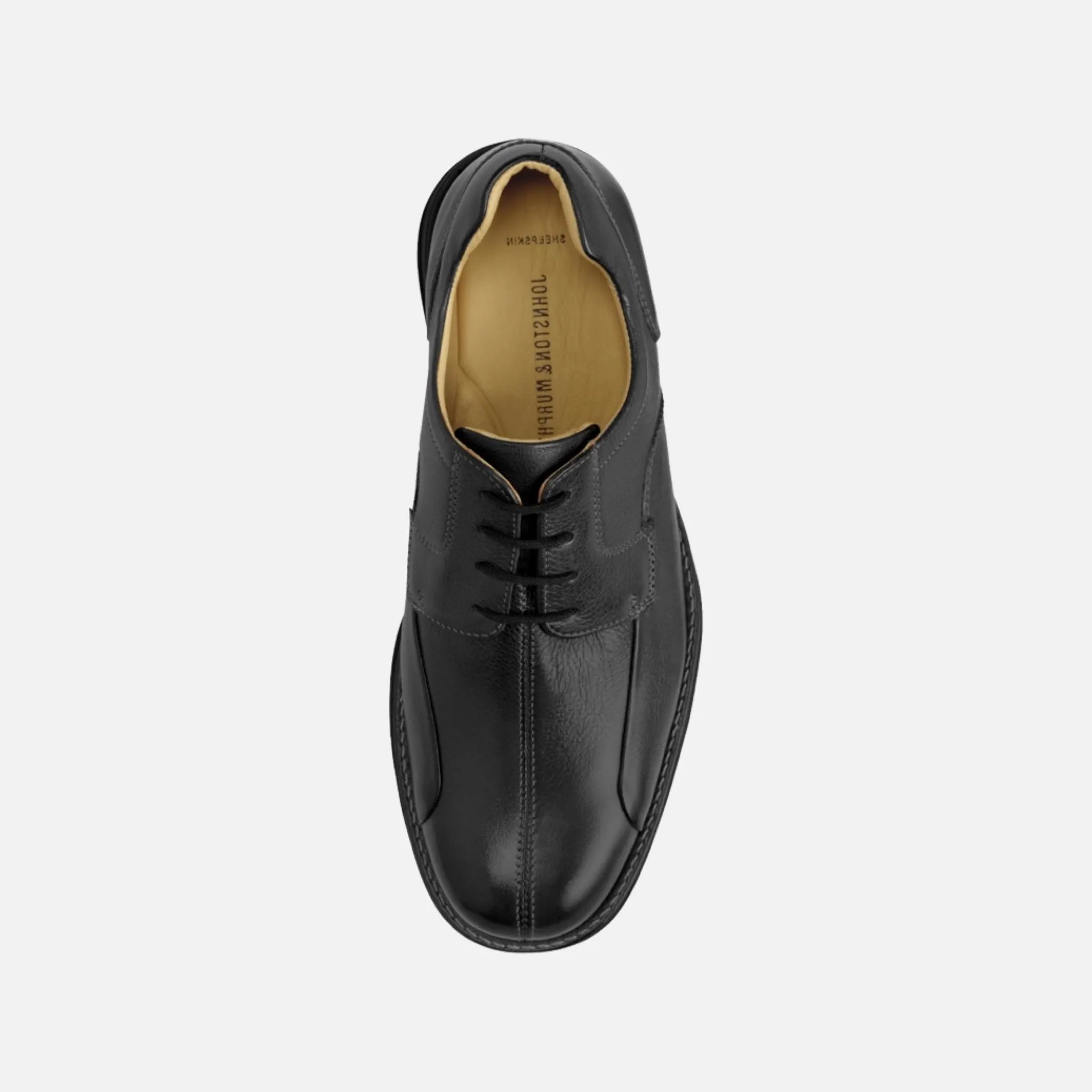 Men’s Black Bicycle Toe Shuler Shoe by Johnston & Murphy