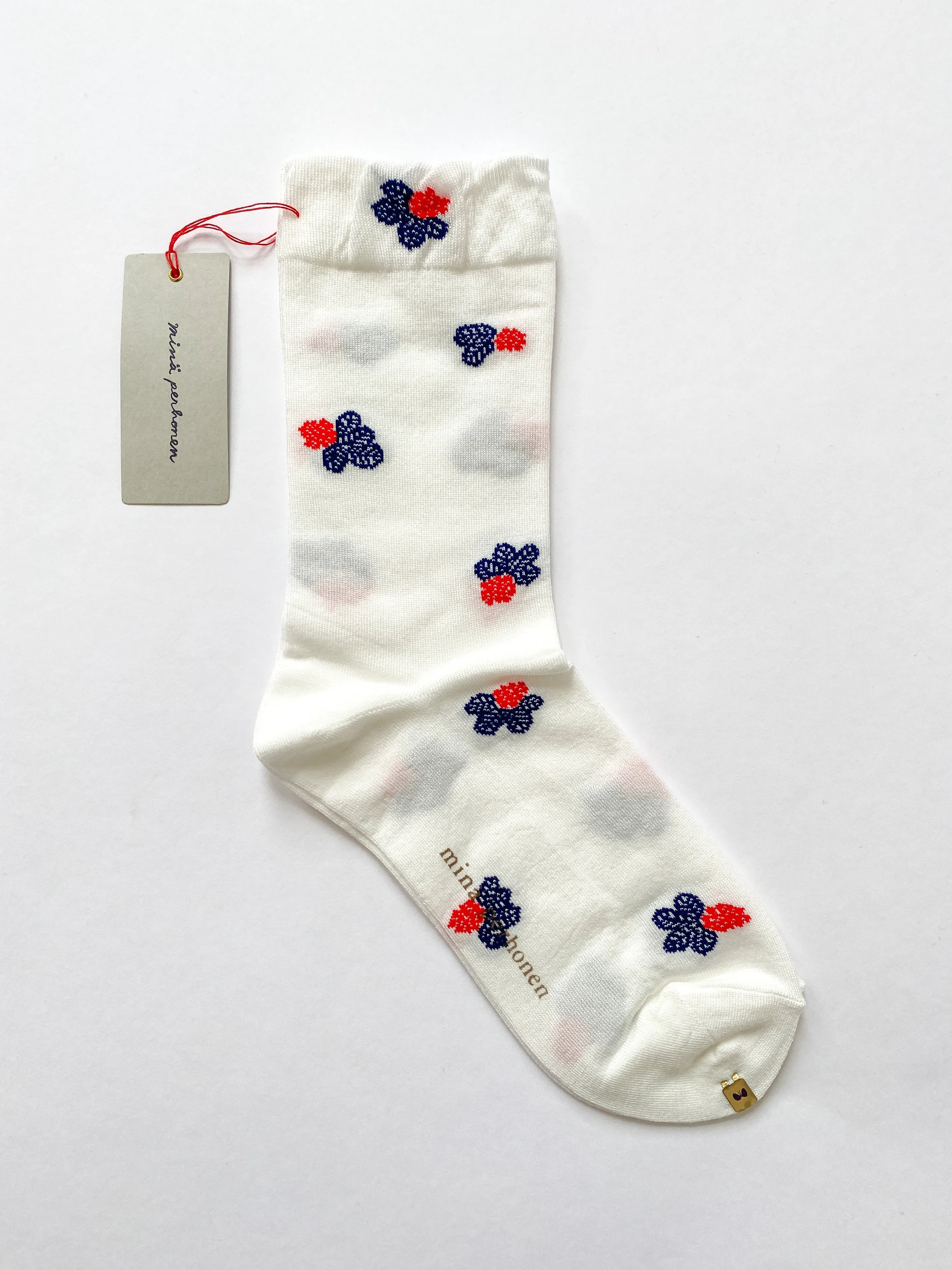 Min Perhonen- Socks Light Berry -AAS7693K