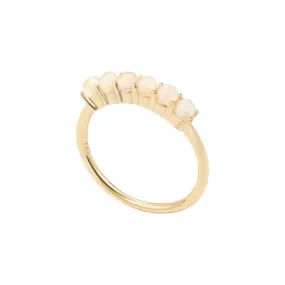 Moonstone Band 14k gold vermeil