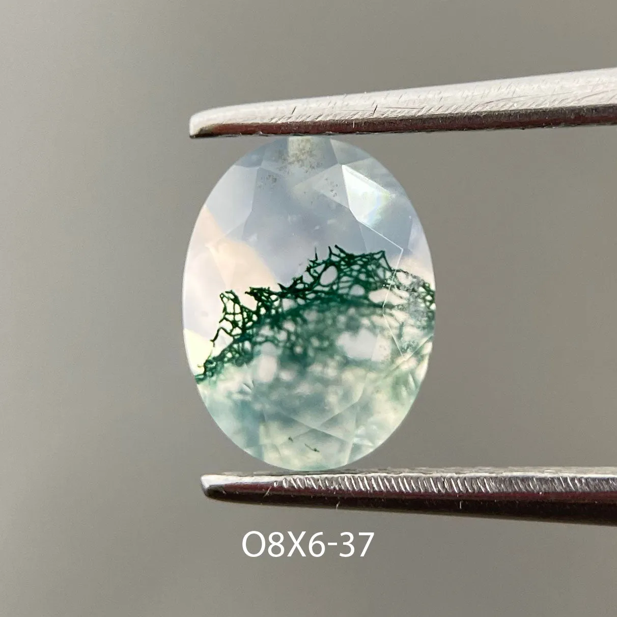 Moss agate | oval cut 8x6 mm - choose yours