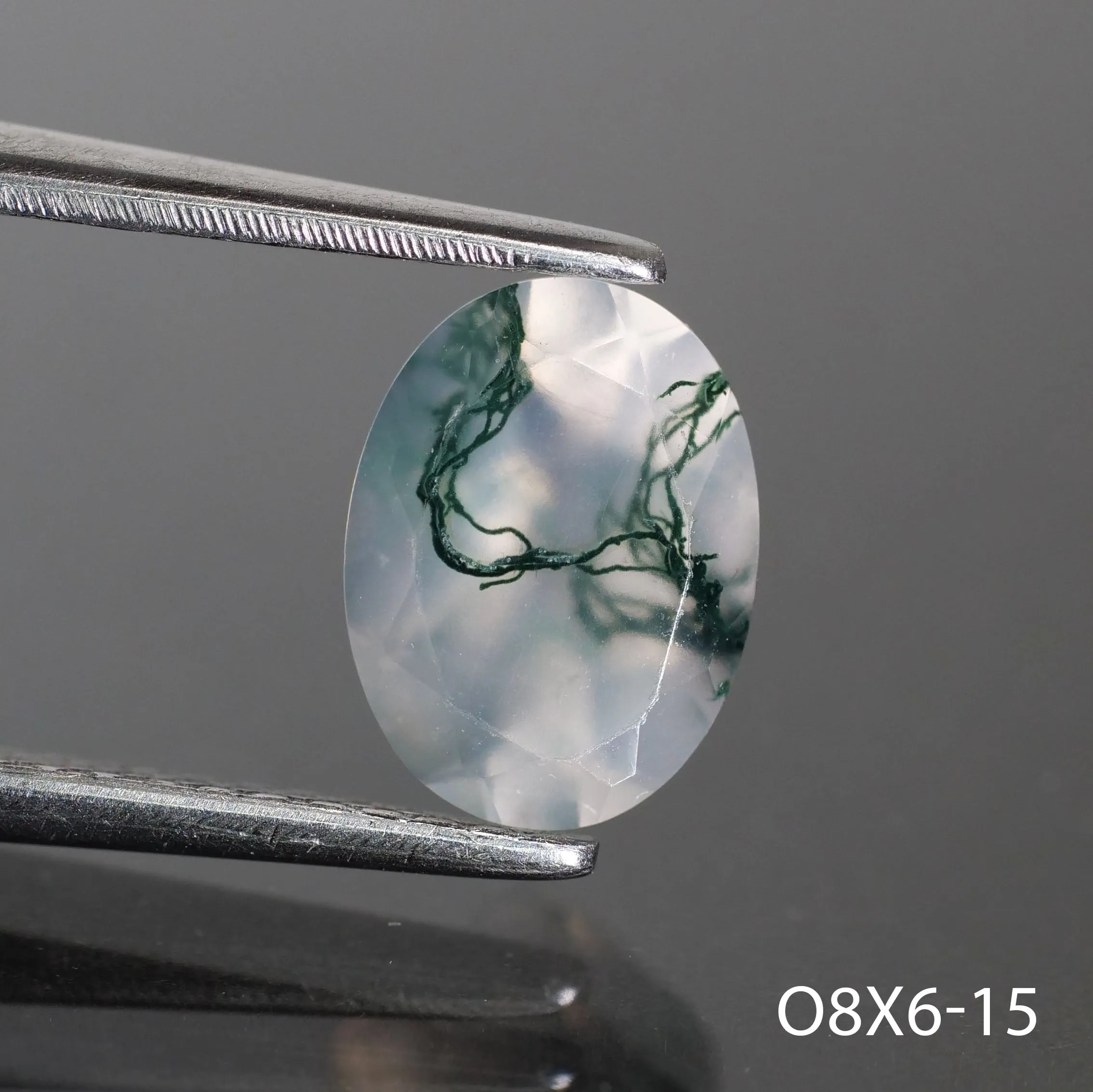 Moss agate | oval cut 8x6 mm - choose yours