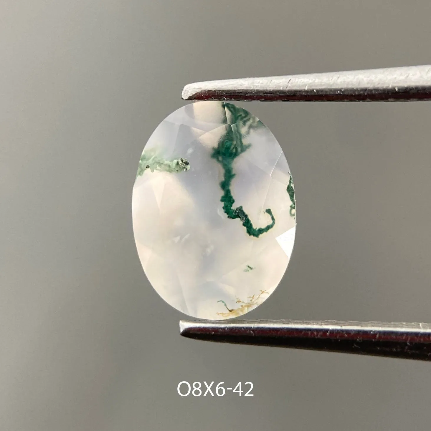 Moss agate | oval cut 8x6 mm - choose yours