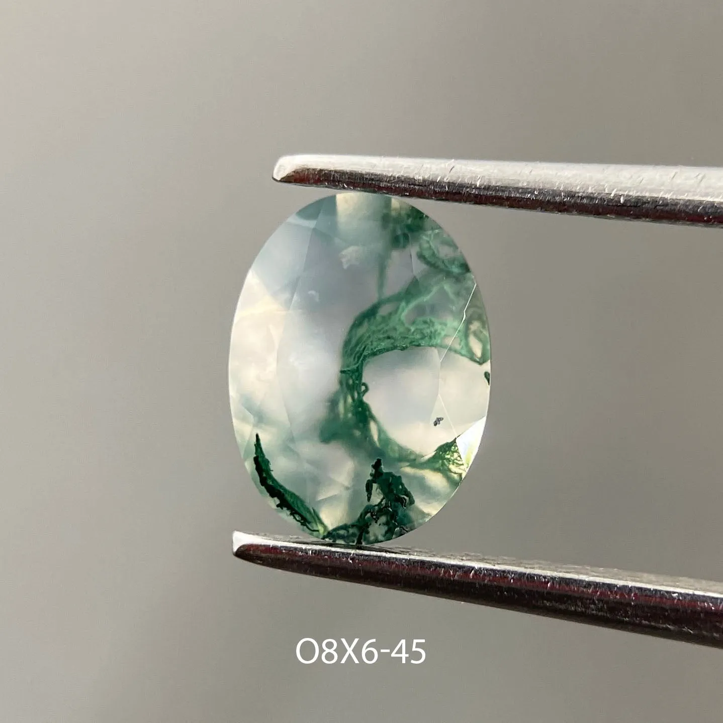 Moss agate | oval cut 8x6 mm - choose yours