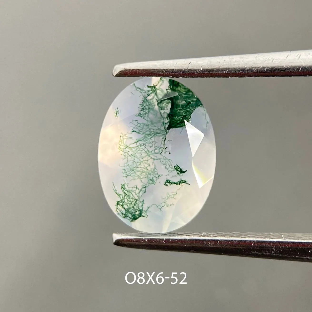 Moss agate | oval cut 8x6 mm - choose yours