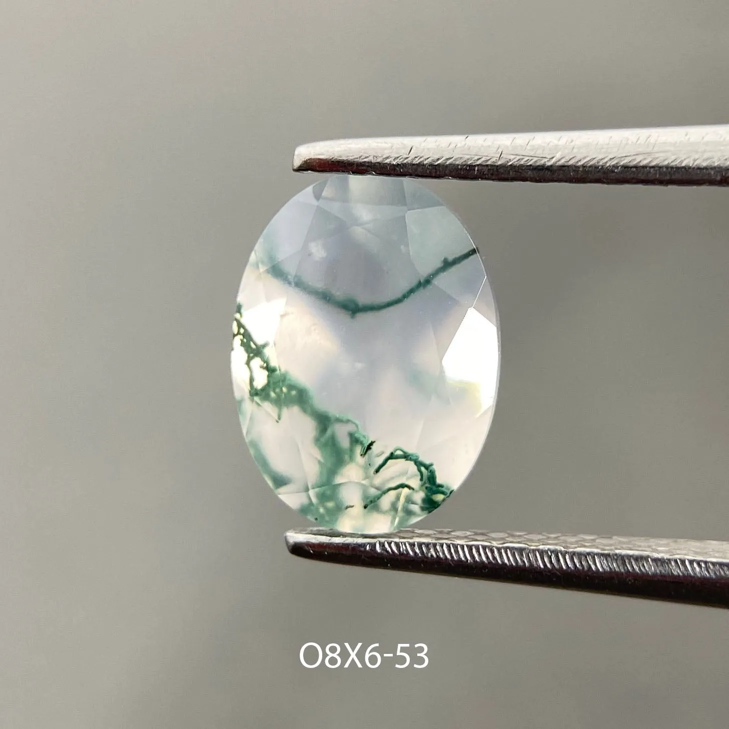 Moss agate | oval cut 8x6 mm - choose yours