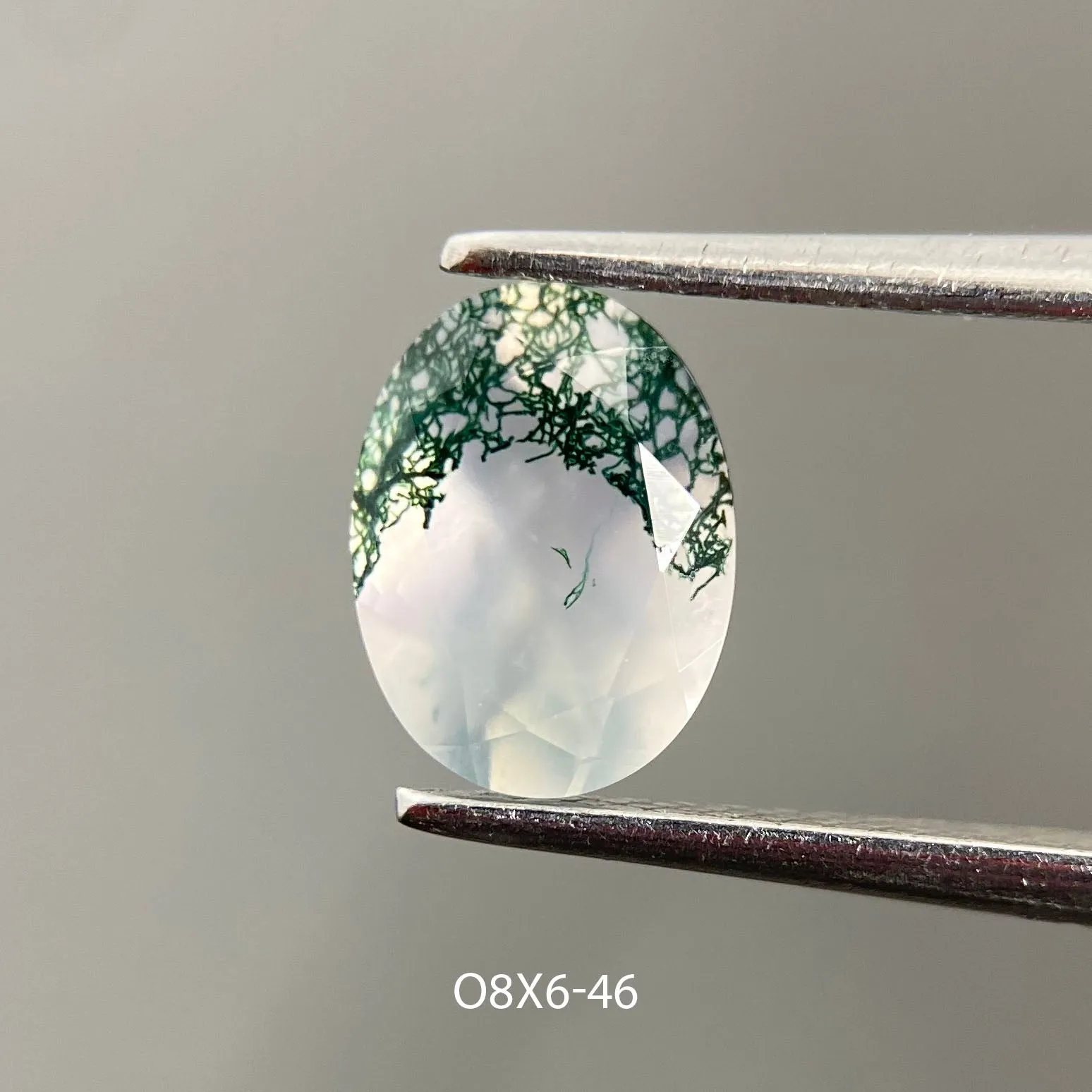 Moss agate | oval cut 8x6 mm - choose yours