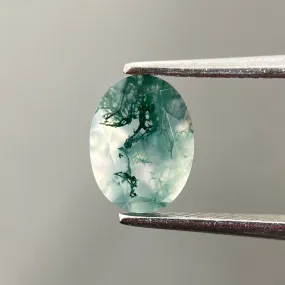 Moss agate | oval cut 8x6 mm - choose yours