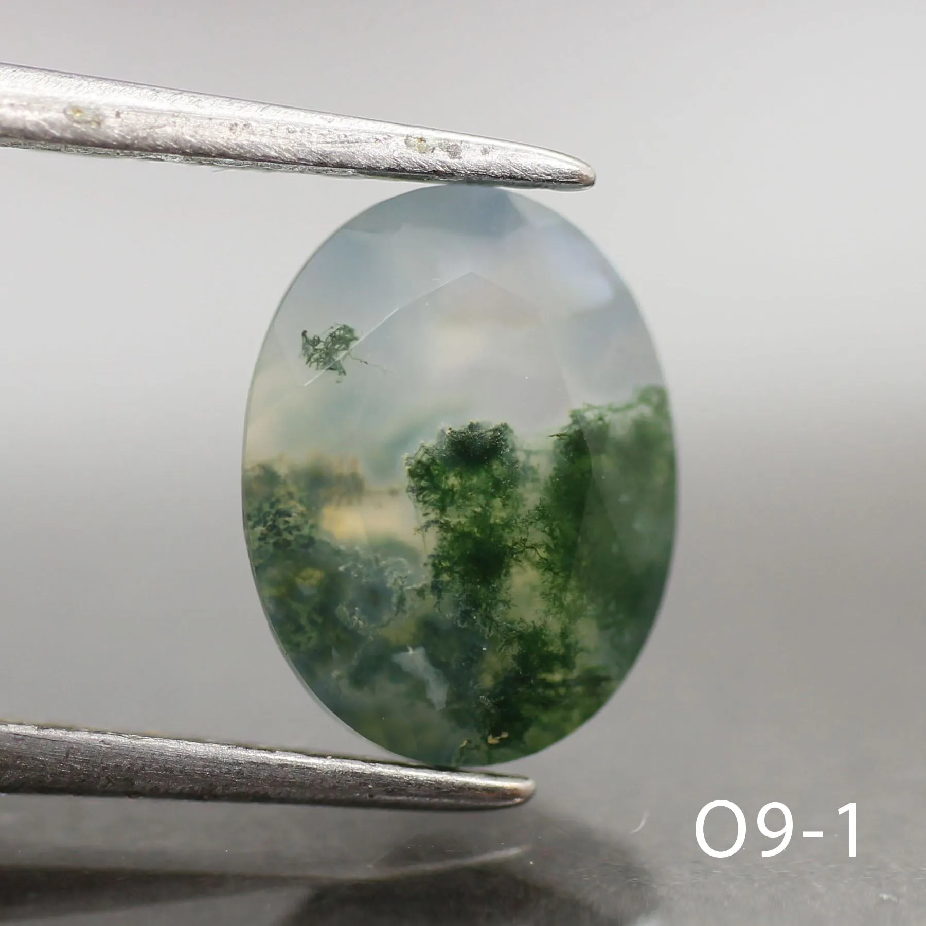 Moss agate | oval cut 9x7 mm - choose yours