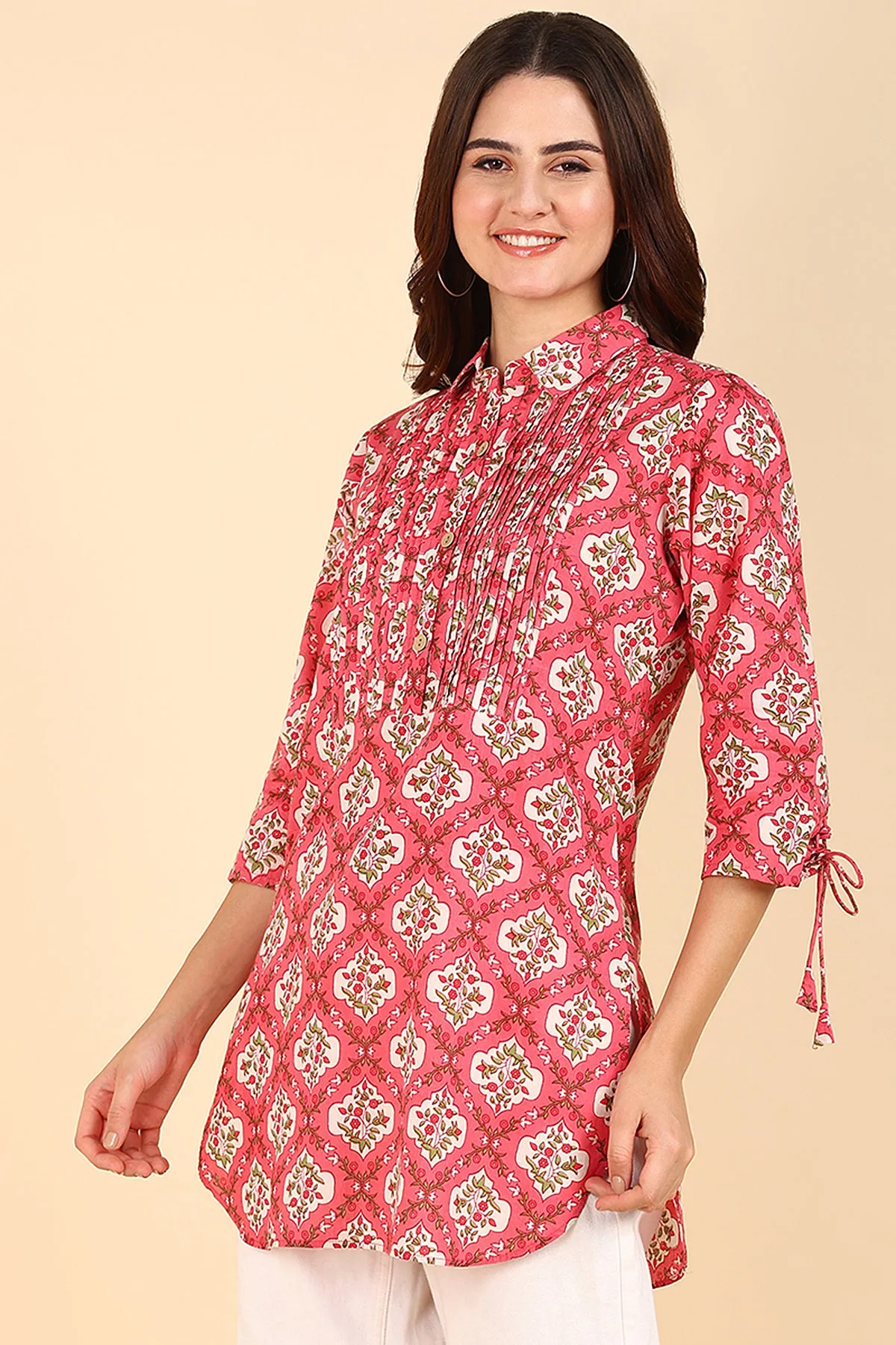 Multicolor Floral Printed 100% Soft Cotton Zipless Maternity Top