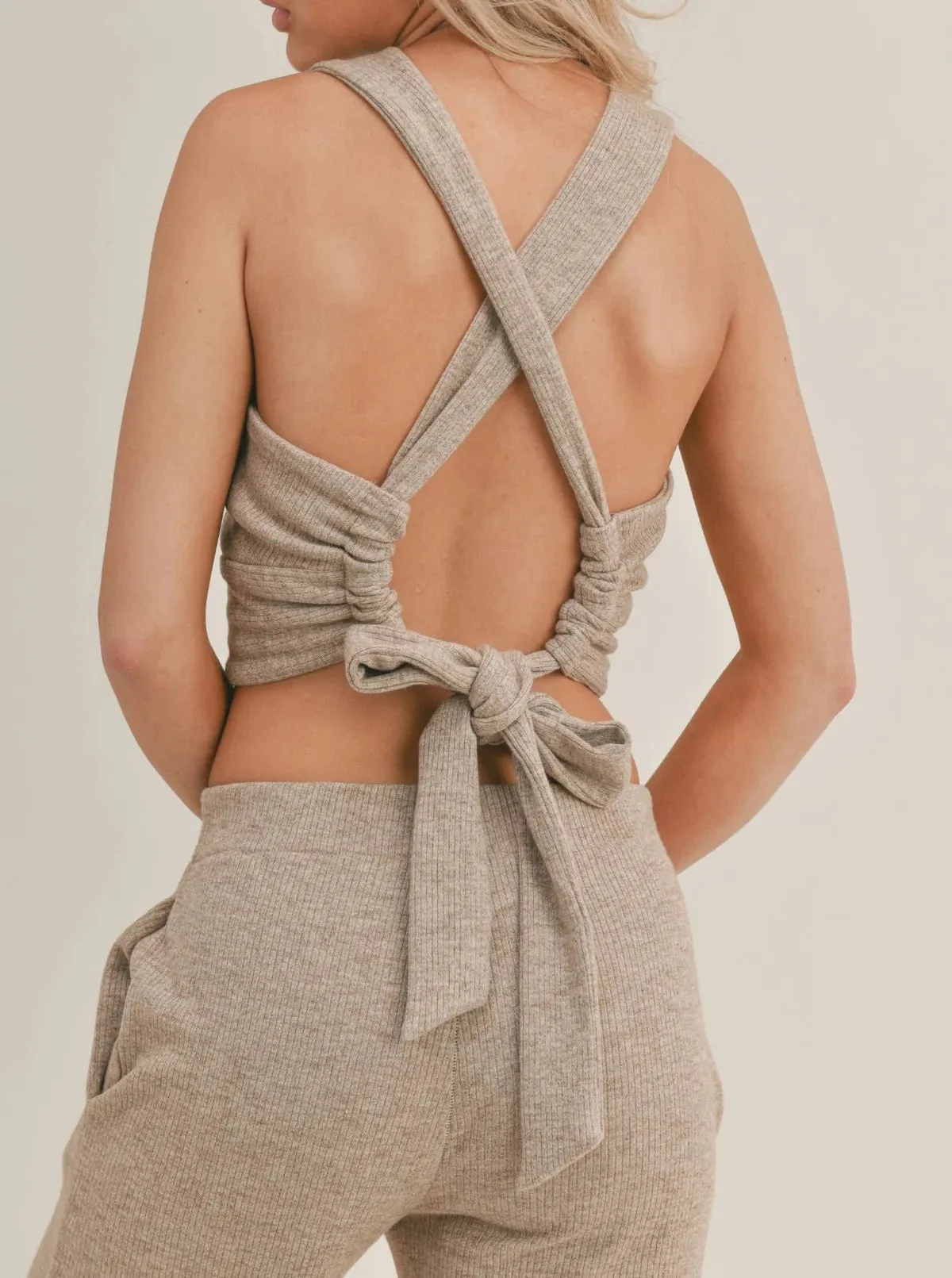 Novella Tie Back Crop