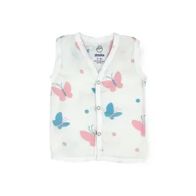 Organic Cotton Muslin Jabla - Butterfly