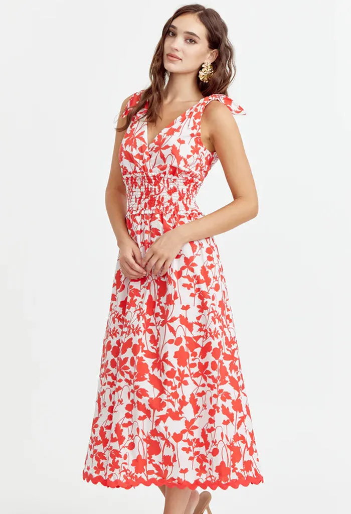 Pami Maxi Dress-Poppy Red