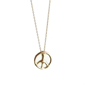 Peace Sign Necklace