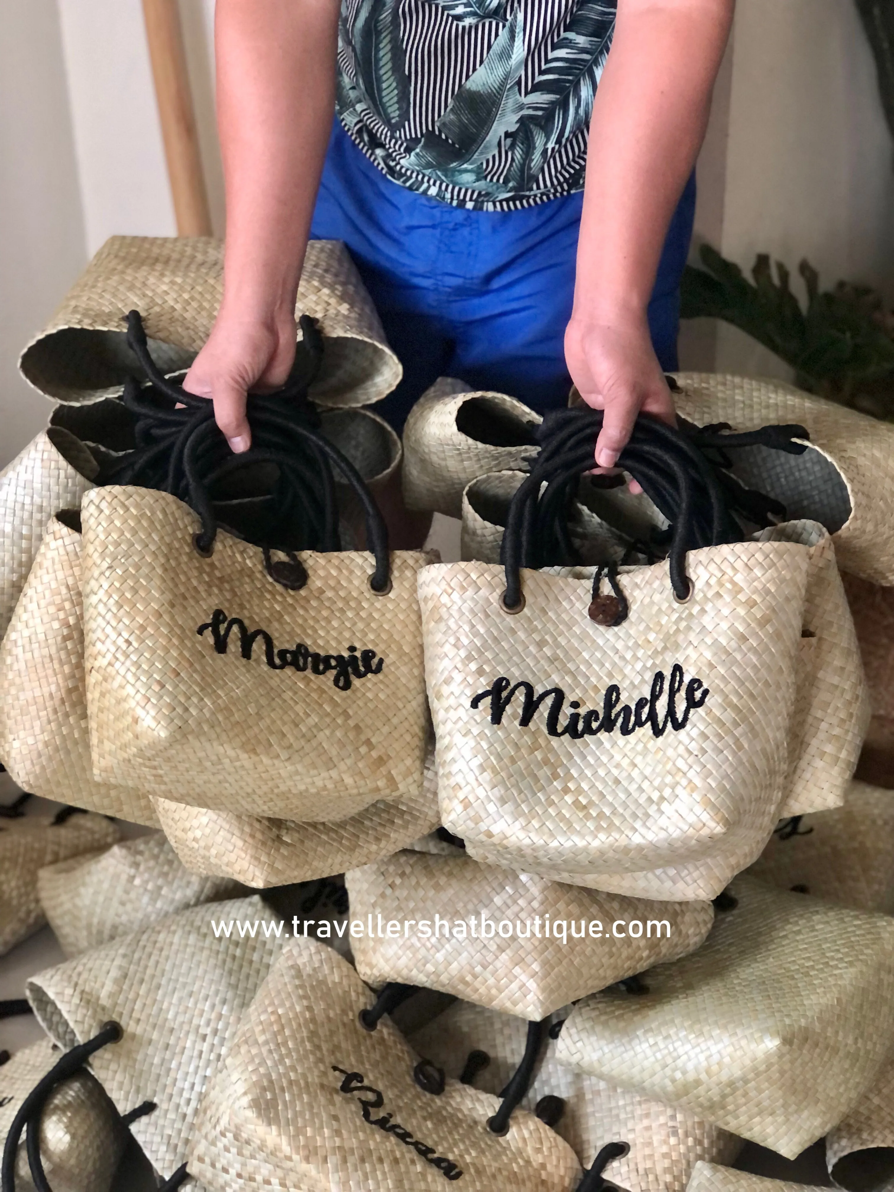 Personalized Bayong Tote Bag