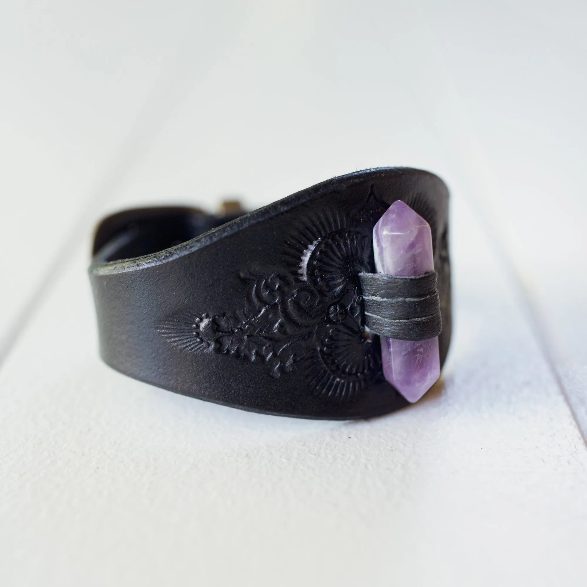 Petite Priestess Cuff with Amethyst