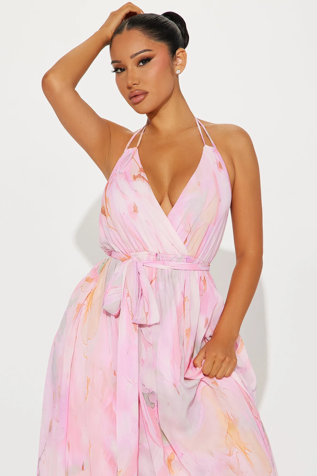 Pink Dreamland Maxi Dress - Pink