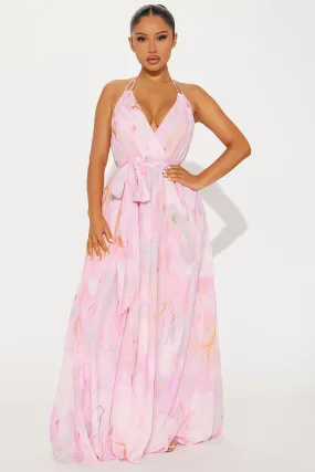 Pink Dreamland Maxi Dress - Pink