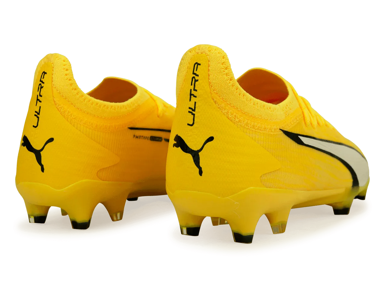 PUMA Men's Ultra Ultimate FG/AG Yellow Blaze/Black