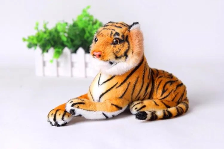 Real Life Tiger Plush Toy Soft Stuffed Animals Doll Baby Kids Holiday gifts Soft Stuffed Toys Model Gifts toys for children