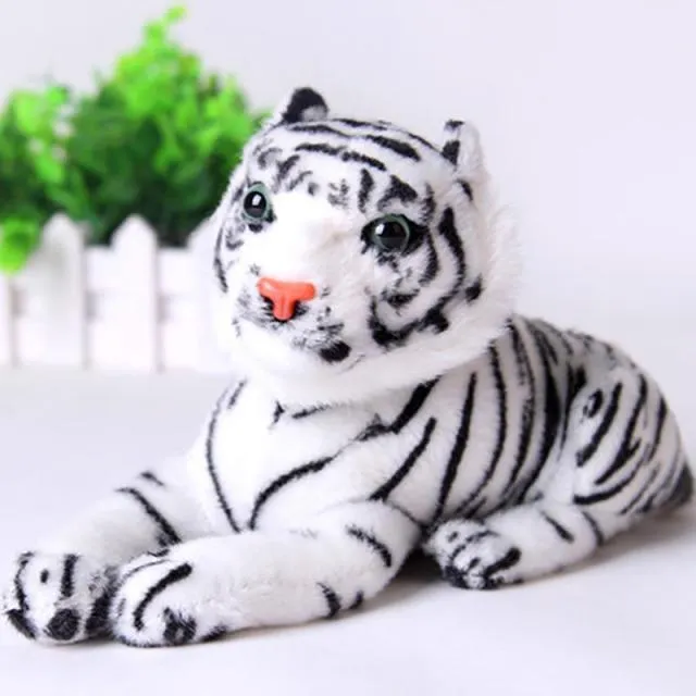 Real Life Tiger Plush Toy Soft Stuffed Animals Doll Baby Kids Holiday gifts Soft Stuffed Toys Model Gifts toys for children