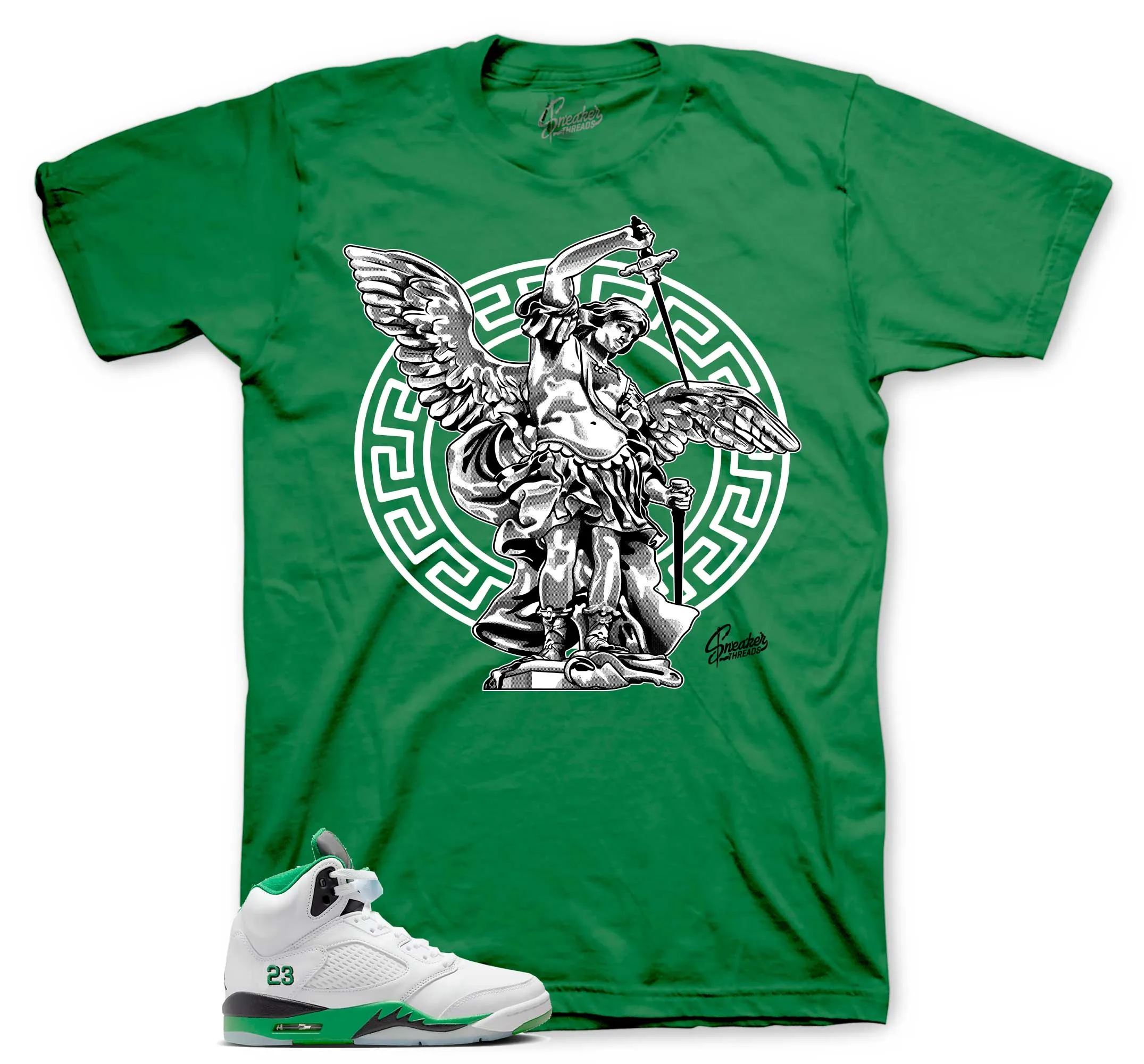 Retro 5 Lucky Green St. Micheal Shirt