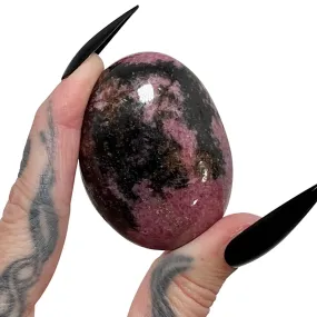 Rhodonite Palm Stone