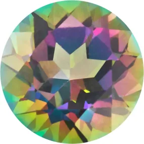 Round Green Mystic Topaz Natural Gemstones