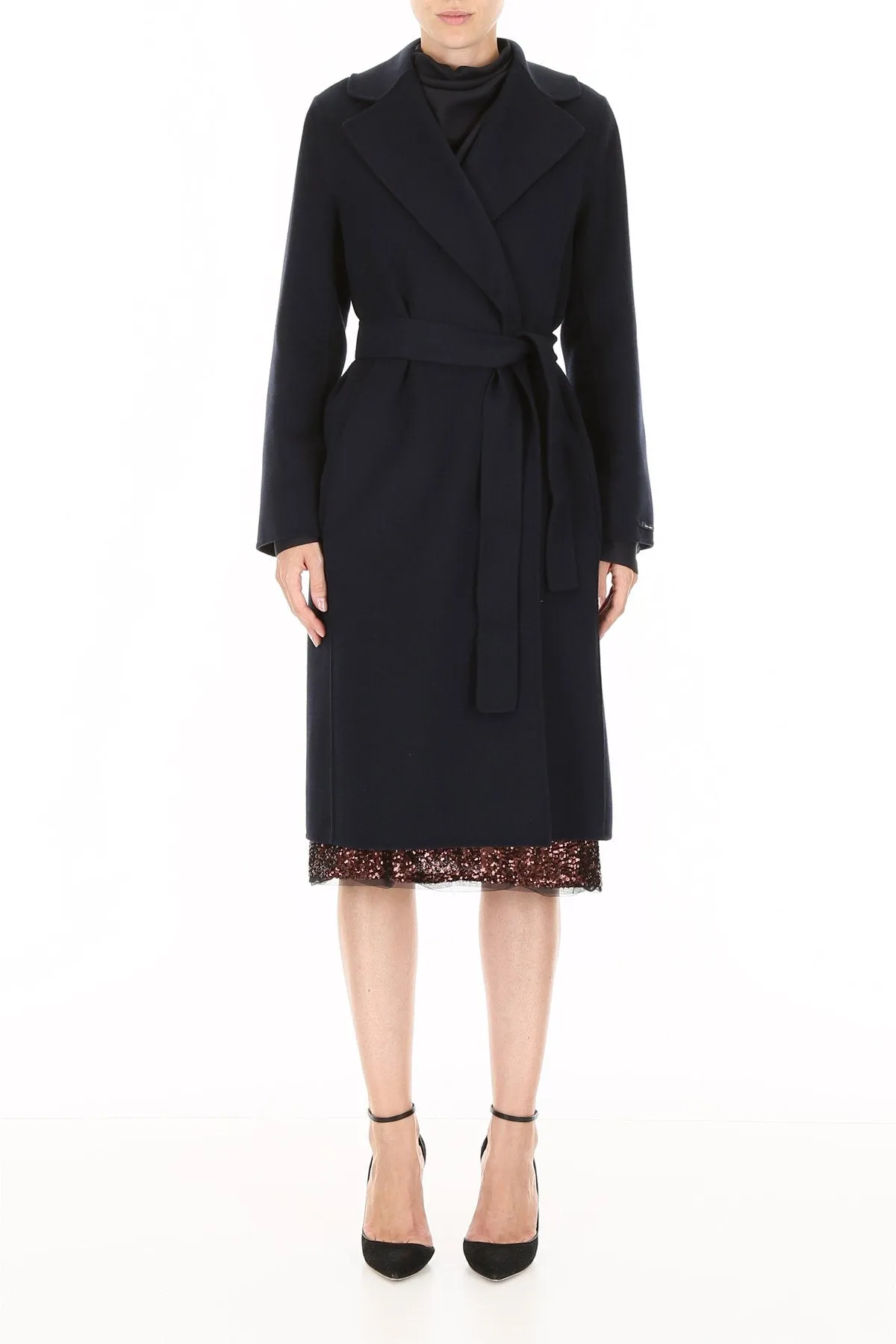 'S Max Mara Poldino Wrap Trench Coat