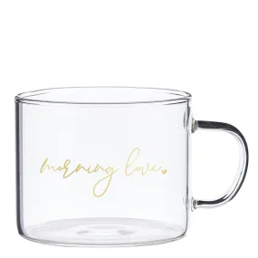 SANTA BARBARA DESIGN STUDIO | Morning Love Large Glass Mug