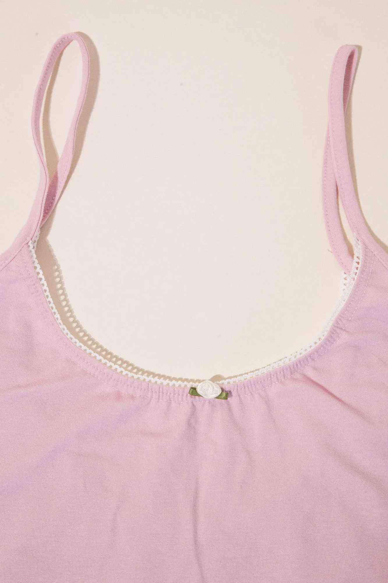 SCOOP BACK CAMI IN BABY PINK