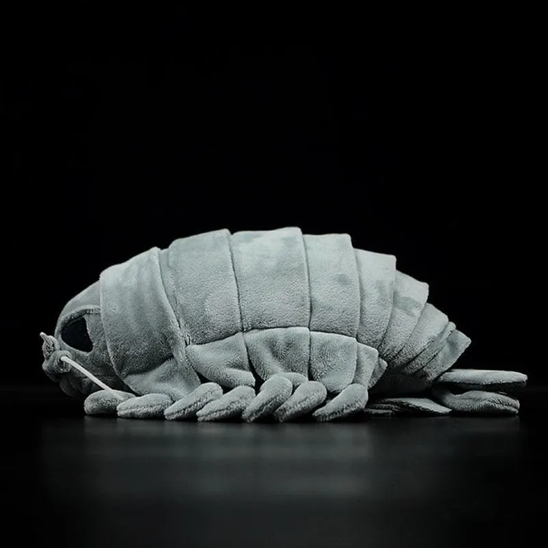 Sea Creature Giant Isopod Realistic Stuffed Animal Toy Soft Bathynomus Giganteus Crustaceans Plush Toy 30 cm Long