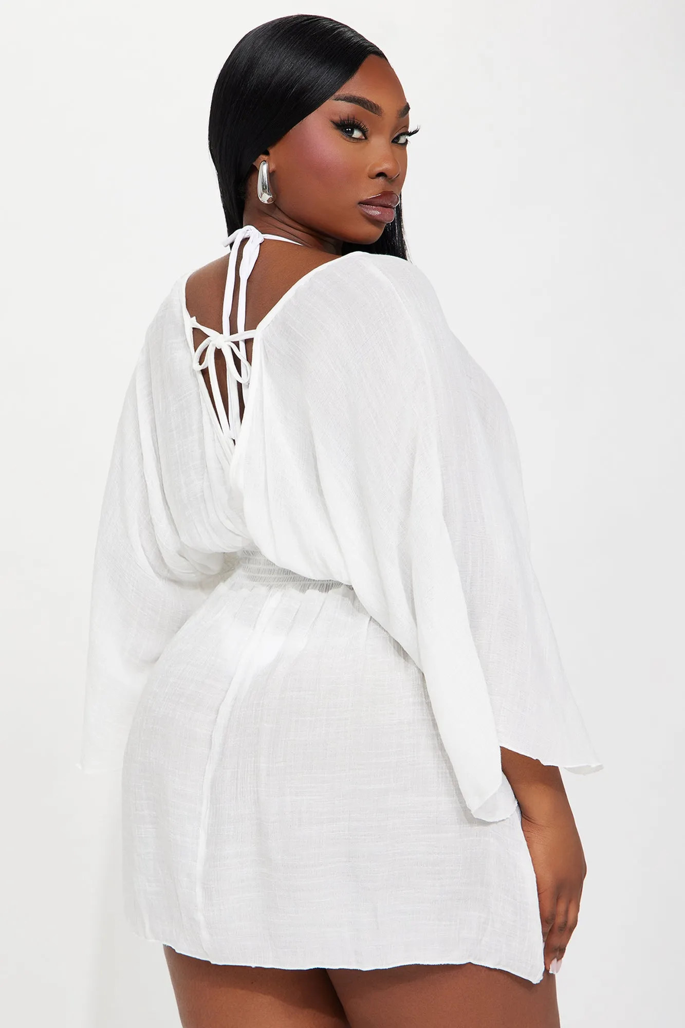 Shayna Cover Up Dress - White