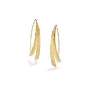 Small Double Olive Leaf Earrings